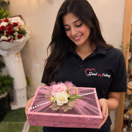 Cardboard Blossom Tray Packing