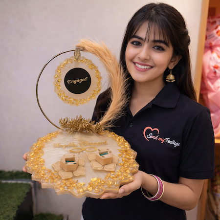 Golden Promise Ring Platter