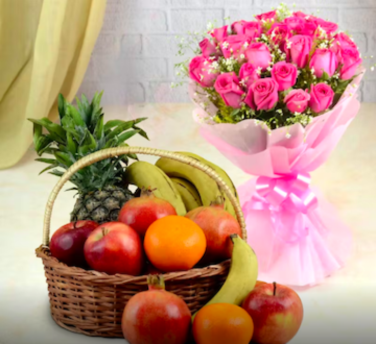 Flowers Fruits Combo