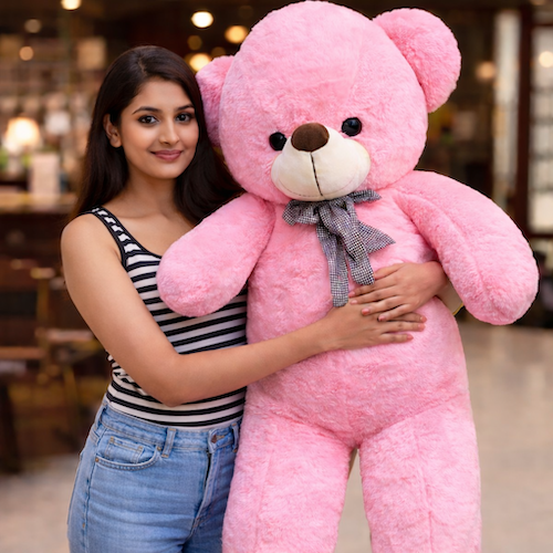 Pink Giant Teddy (4 Ft)