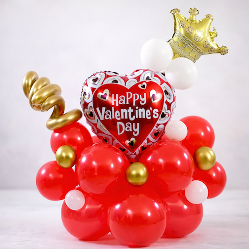 Royal Valentine Balloon Bouquet