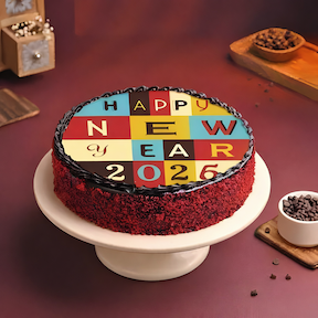 Signature New Year 2026 Cake