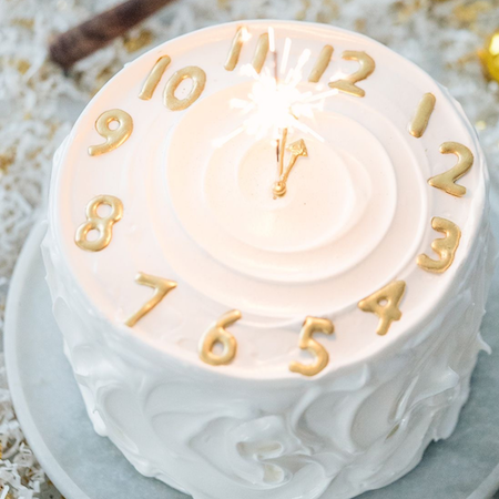 Tick Tock to 2026 Cake